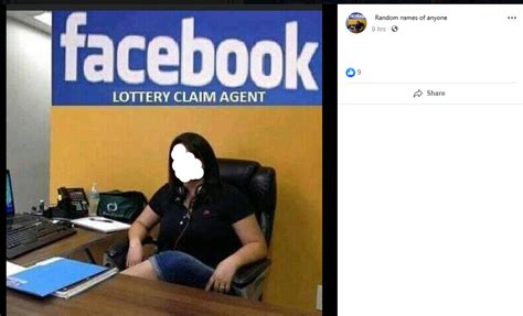 facebook lottery claim agent.